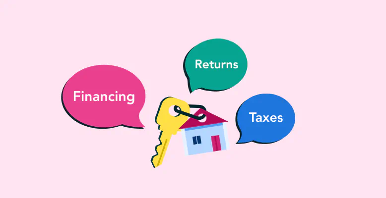 Illustration of a checklist for buying an apartment to rent out.