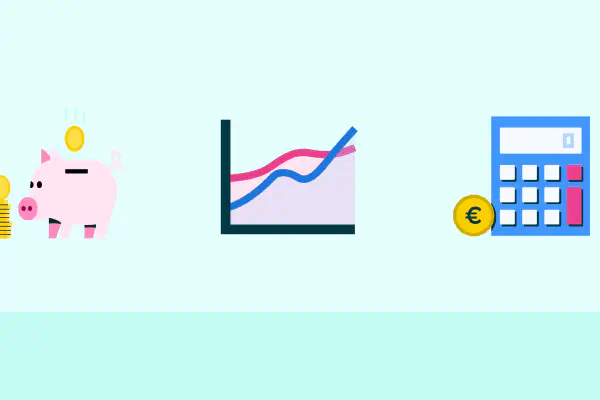 Grafiek die de 3 investeringsprincipes illustreert: Tijd, Diversificatie, Consistentie