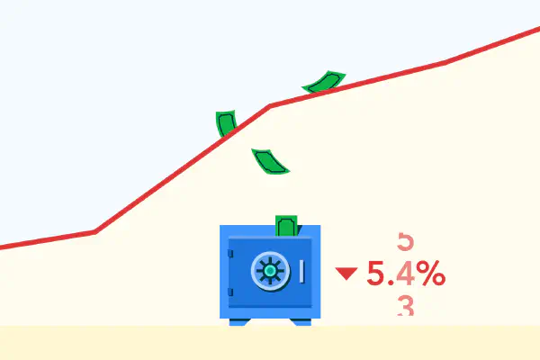 Geld dat wegbrandt door de impact van inflatie op spaargeld