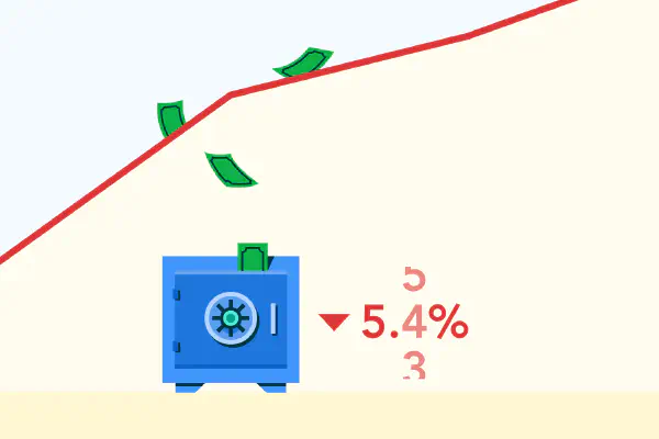 Geld dat wegbrandt door de impact van inflatie op spaargeld